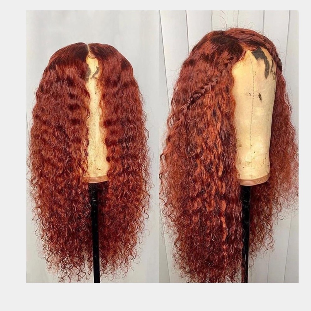 Ginger Orange Pre-Plucked VirginHuman Hair Wig🍊🔥